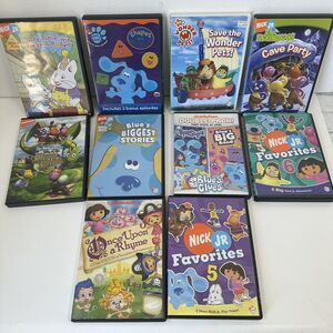 Nick Jr Nickelodeon DVD Bundle Blues Dora Wonder Pets Lot Of 10